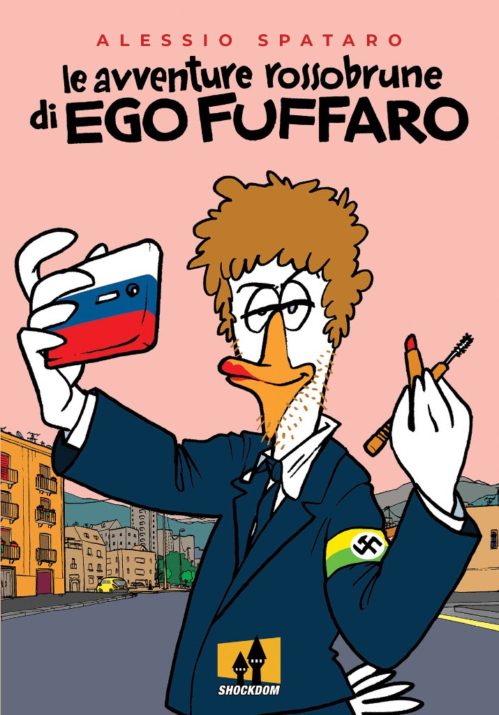 Le avventure rossobrune di Ego Fuffaro, copertina di Alessio Spataro