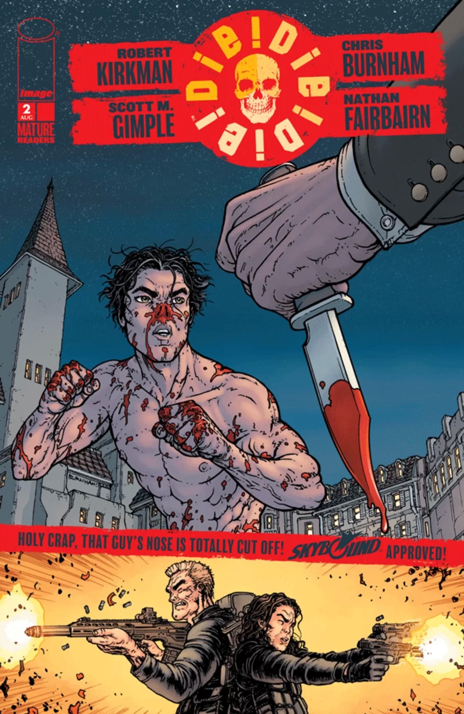 Die!Die!Die! #2, copertina di Chris Burnham