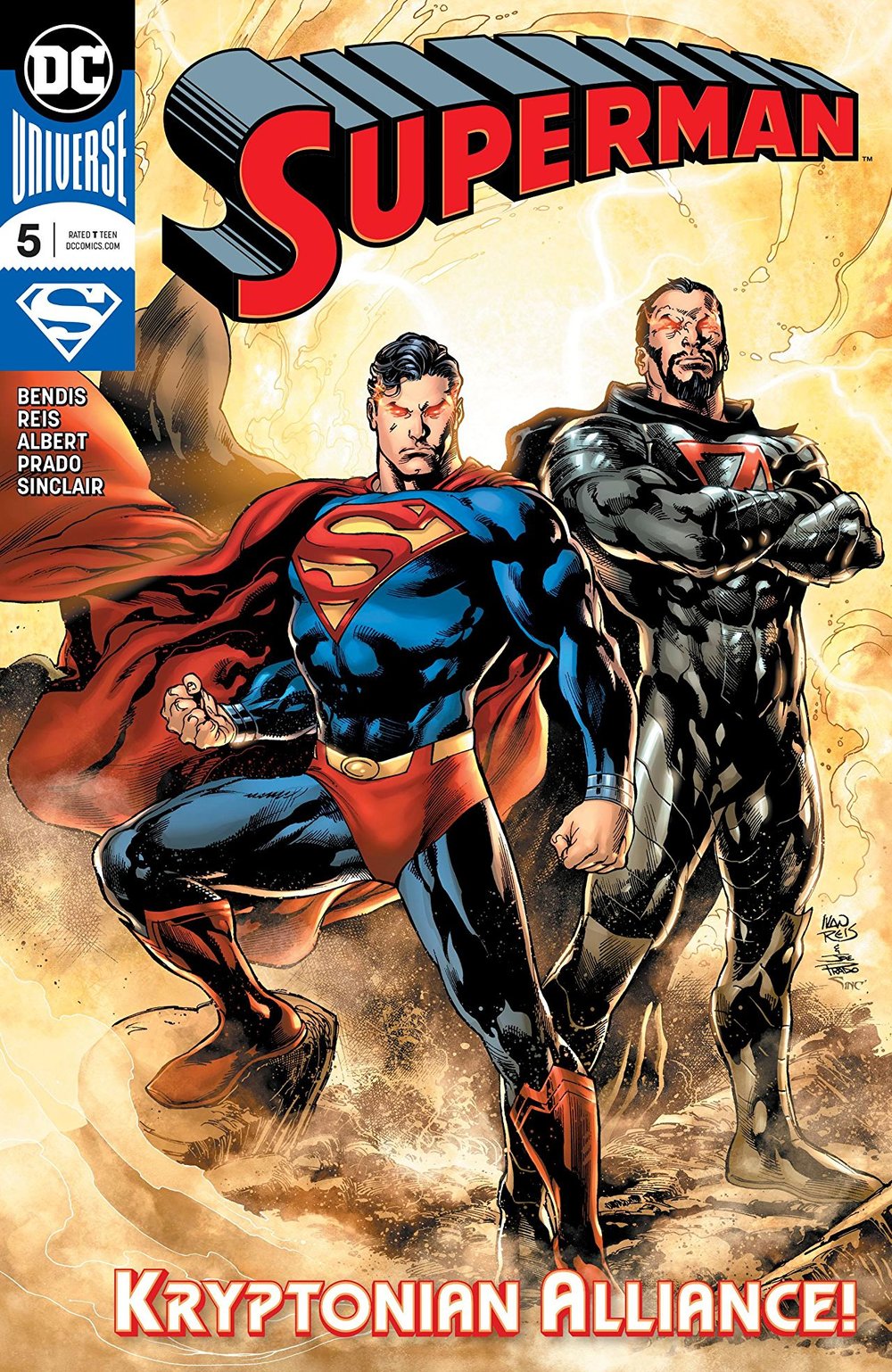 Superman #5, copertina di Ivan Reis