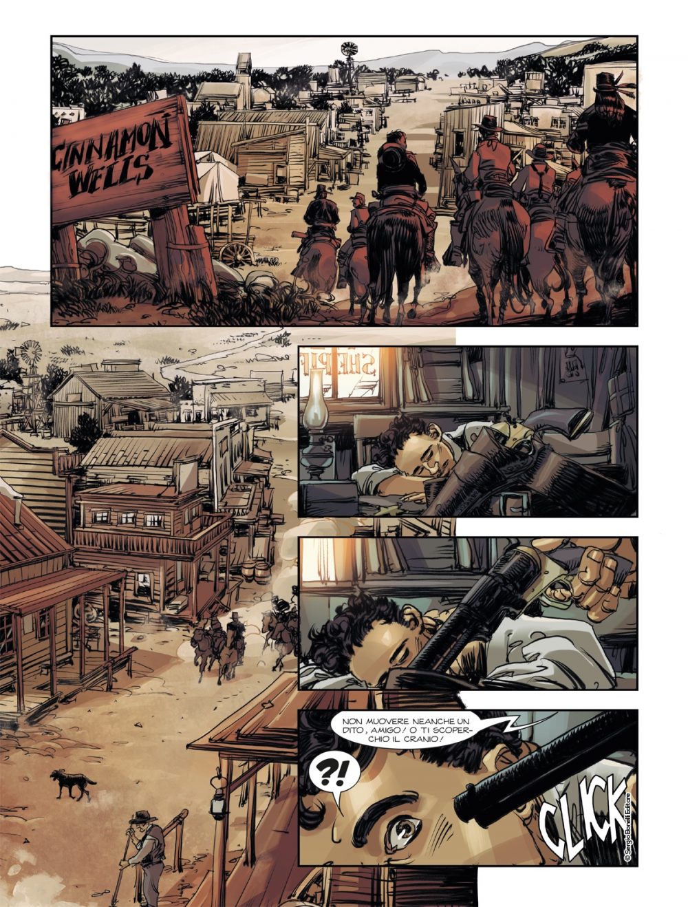 Tex Romanzi a Fumetti 8: Cinnamon Wells, anteprima 01