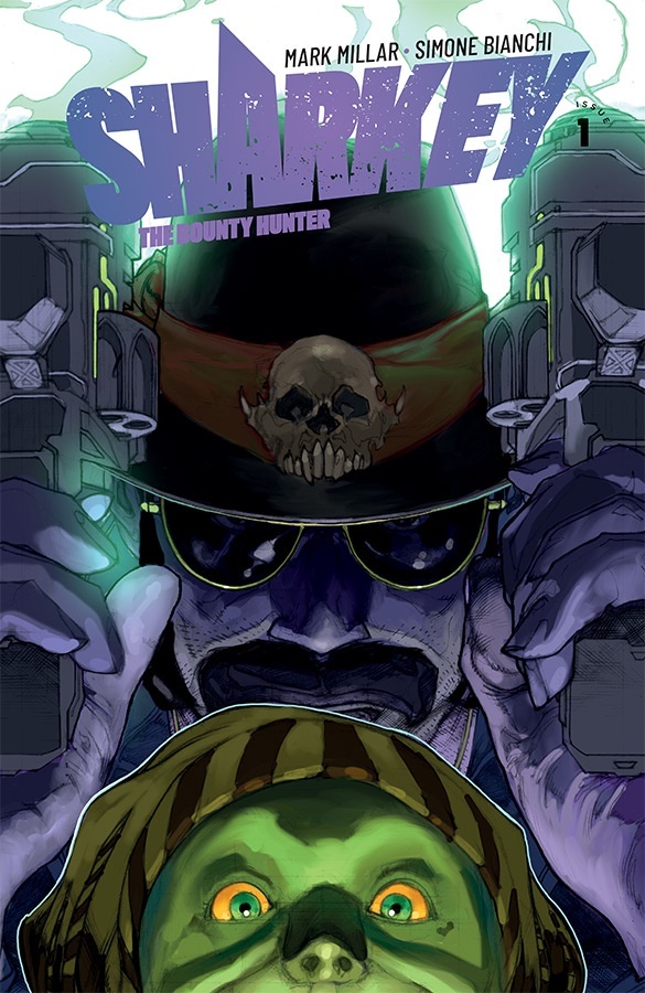 Sharkey the Bounty Hunter #1, copertina di Simone Bianchi