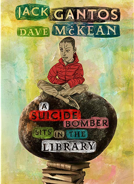 A Suicide Bomber Sits in the Library, copertina di Dave Mckean