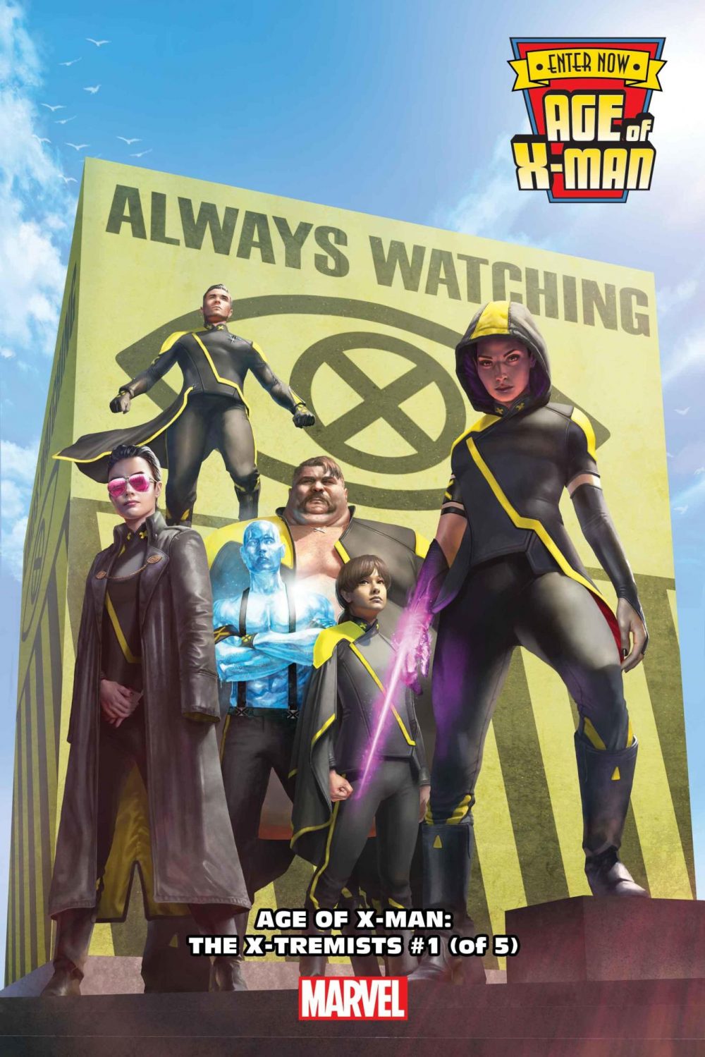 Age of X-Man: The X-Tremists #1, copertina di Rahzzah