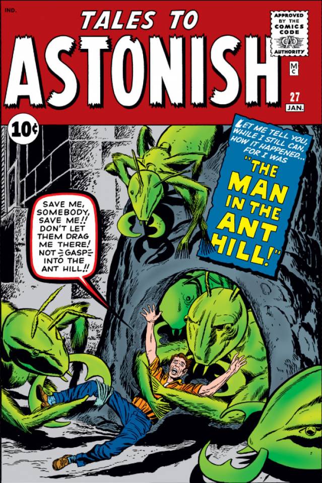 Tales to Astonish #27, copertina di Jack Kirby