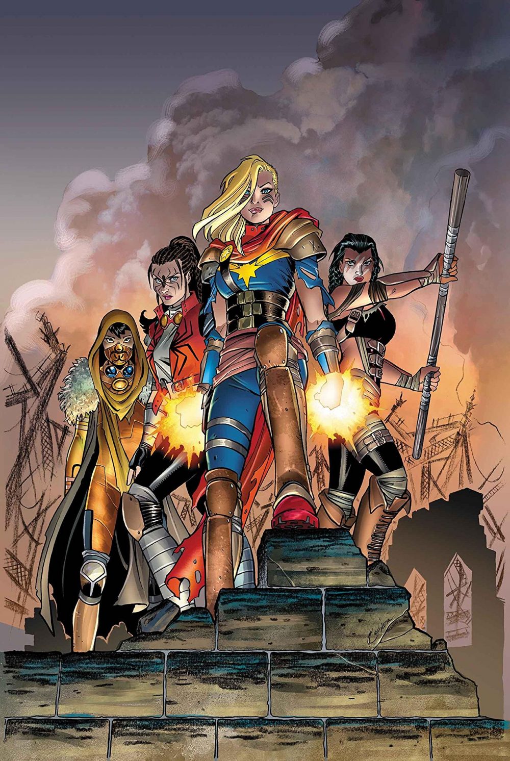 Captain Marvel #2, copertina di Amanda Conner