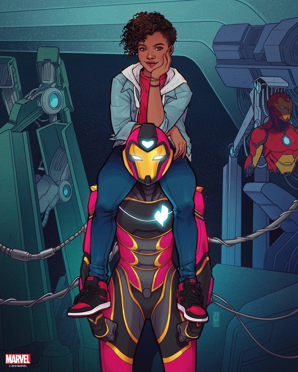 Ironheart #1, variant cover di Jen Bartel