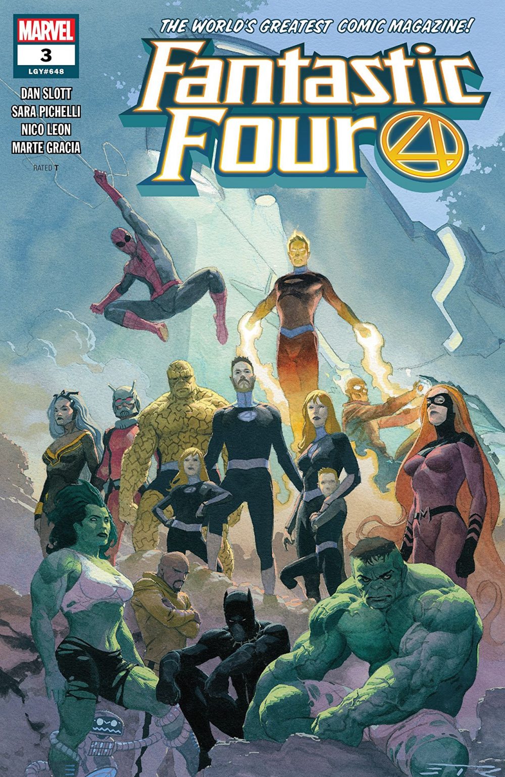 Fantastic Four #3, copertina di Esad Ribic