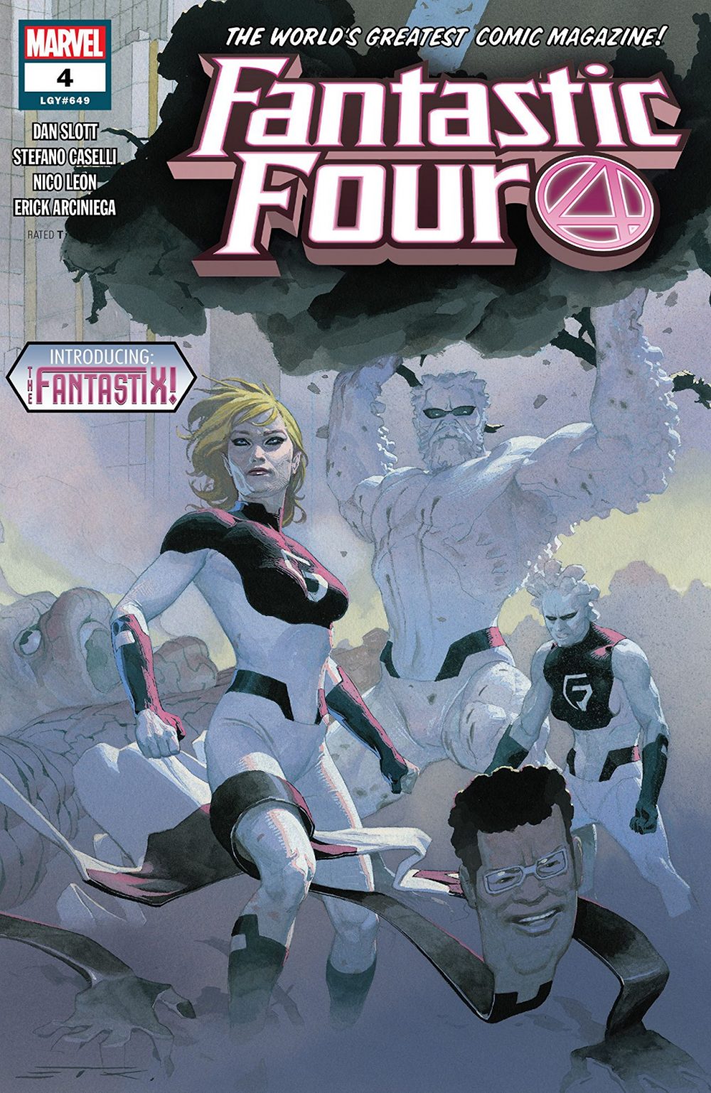 Fantastic Four #4, copertina di Esad Ribic