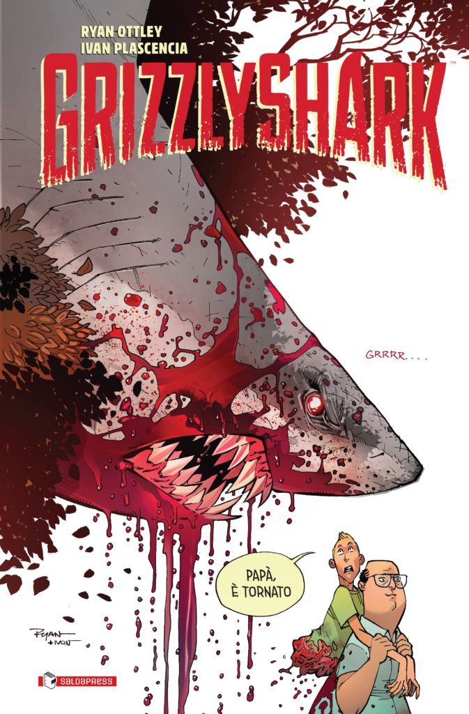 GrizzlyShark, copertina di Ryan Ottley