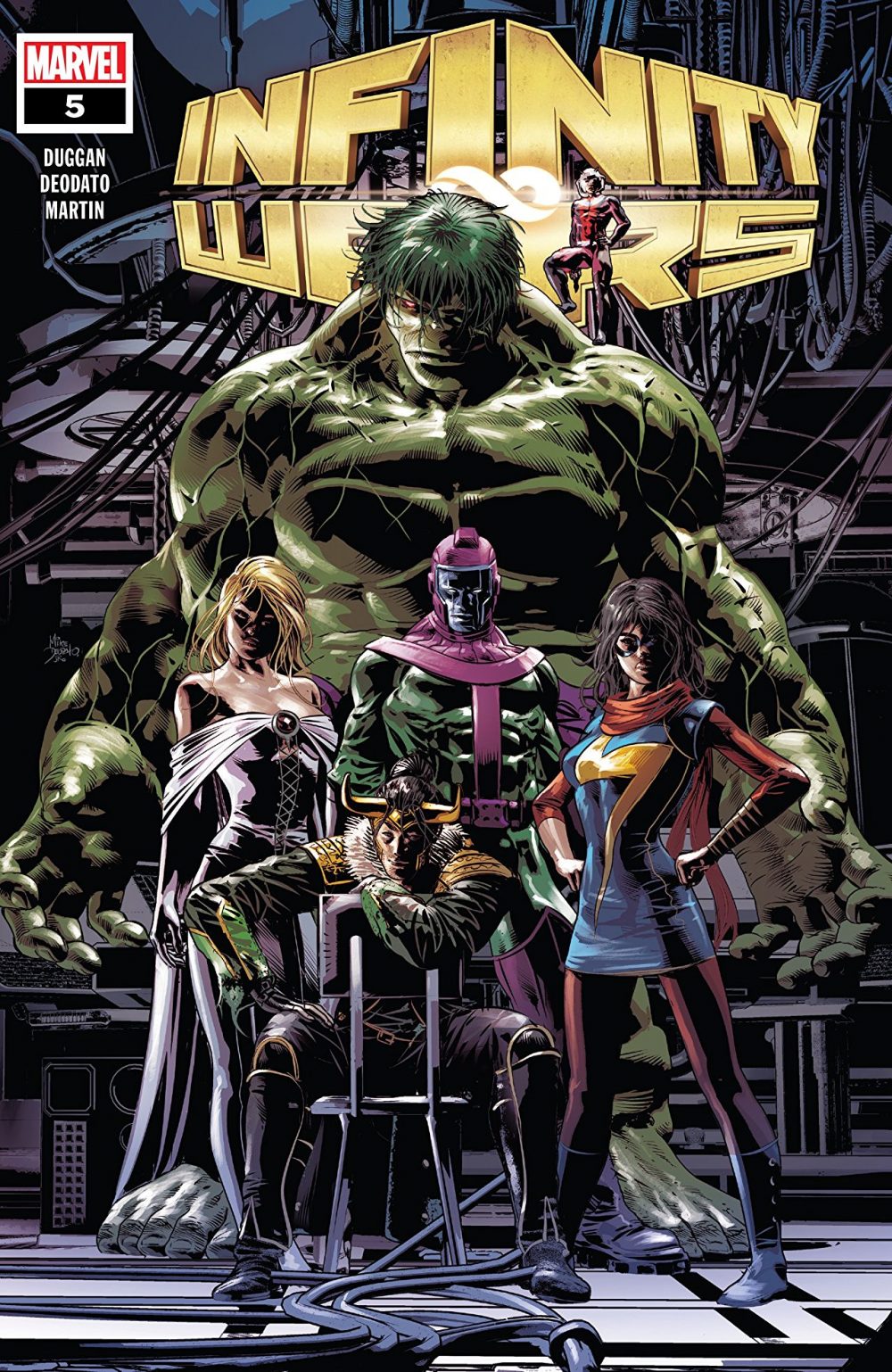 Infinity Wars #5, copertina di Mike Deodato Jr.