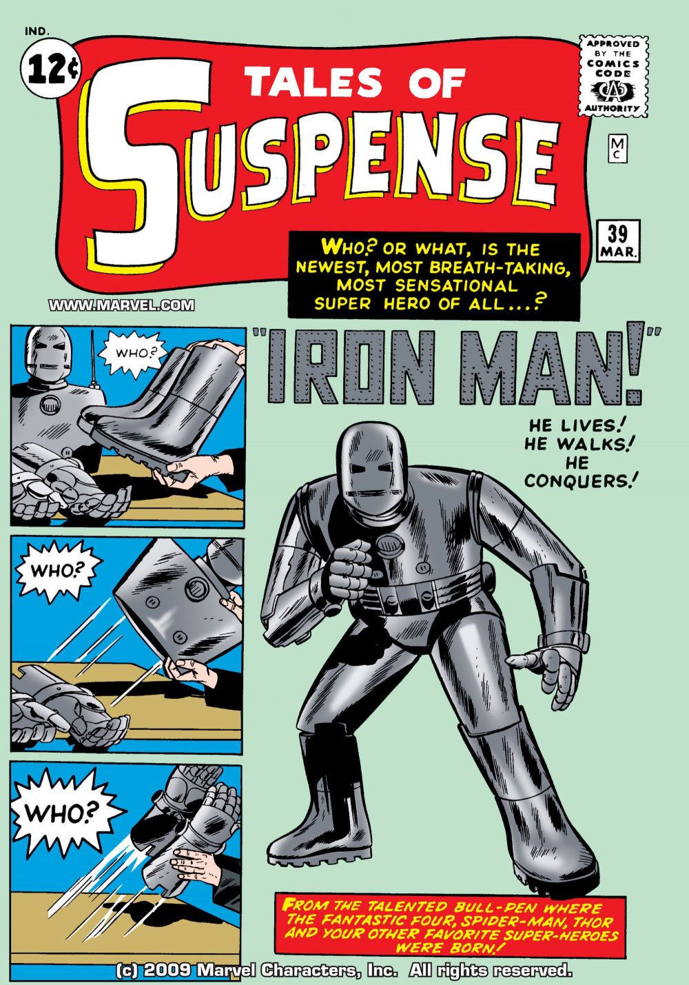 Tales of Suspense #39, copertina di Don Heck