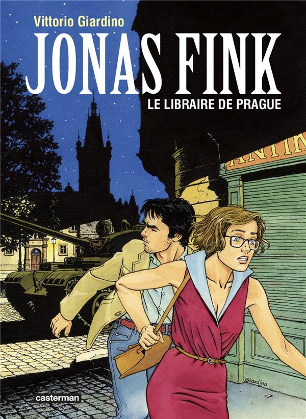 Jonas Fink: Le libraire de Prague, copertina di Vittorio Giardino