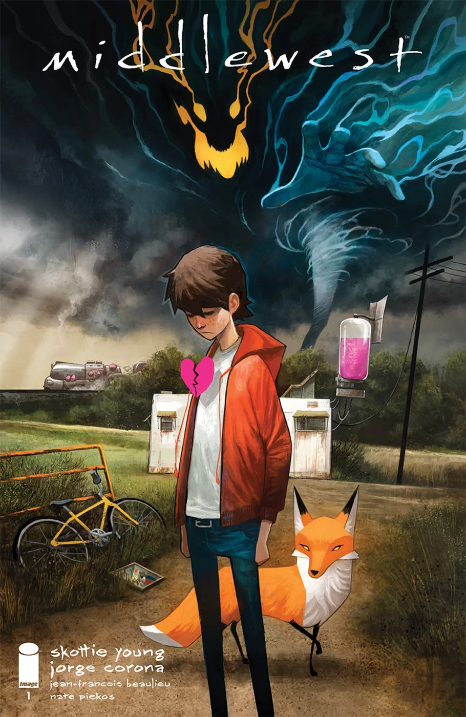 Middlewest #1, copertina di Mike Huddleston