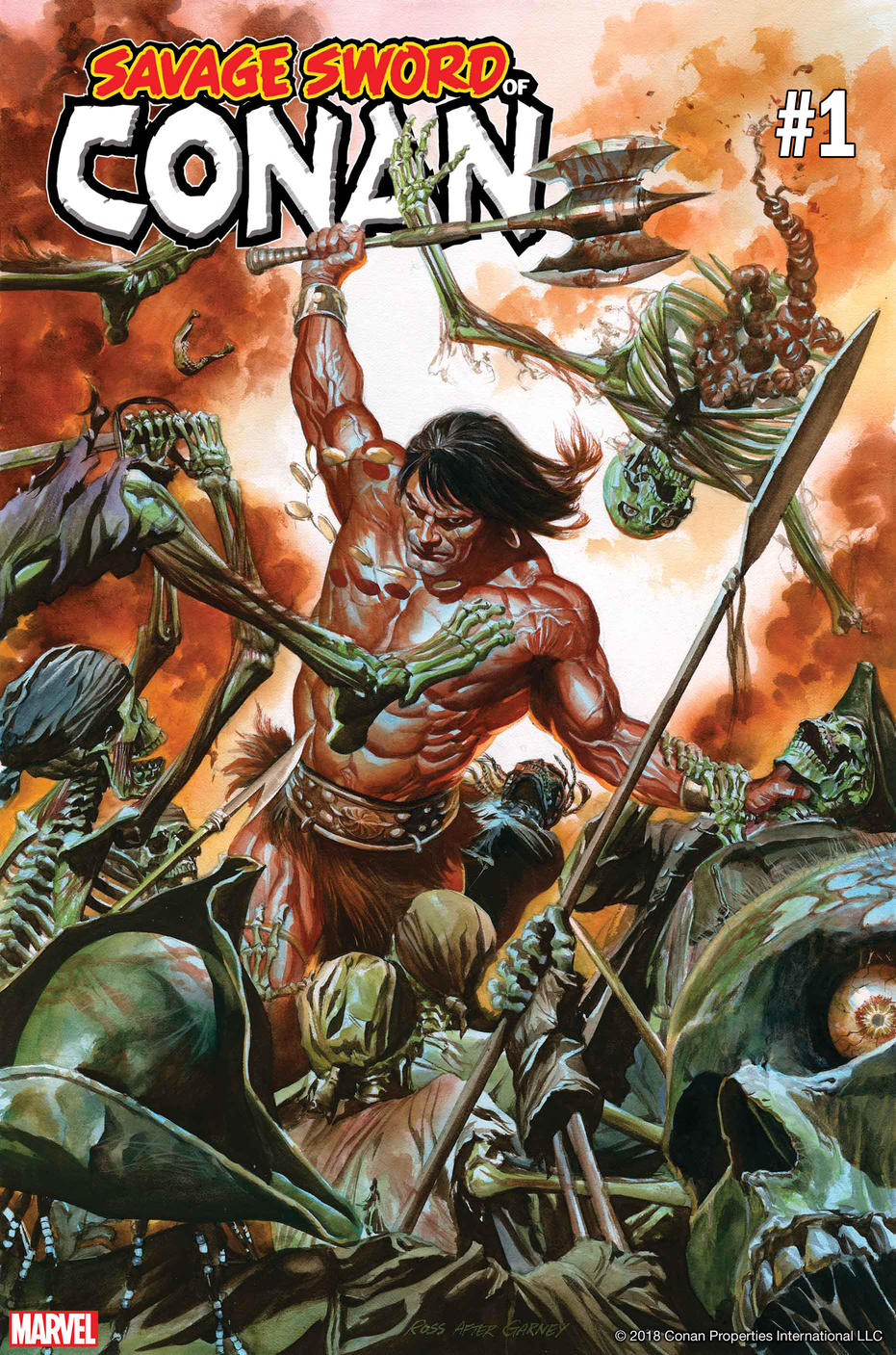 Savage Sword of Conan #1, variant cover di Alex Ross