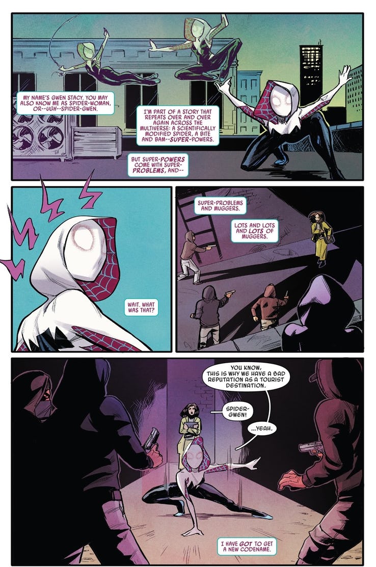 Spider-Gwen: Ghost Spider #1, anteprima 01