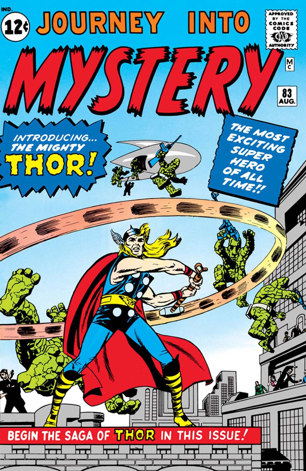 Journey Into Mystery #83, copertina di Jack Kirby