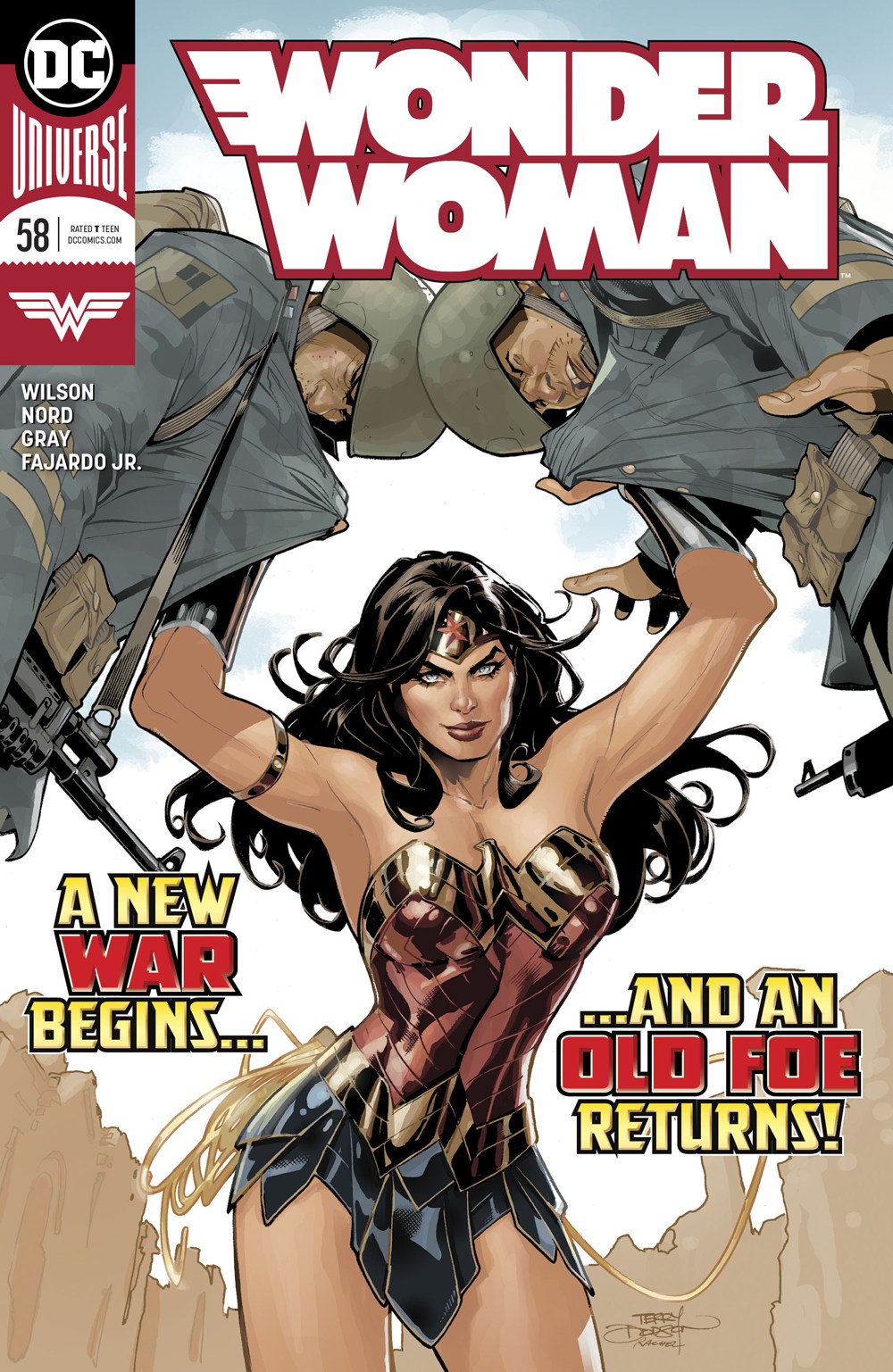 Wonder Woman #58, copertina di Terry Dodson