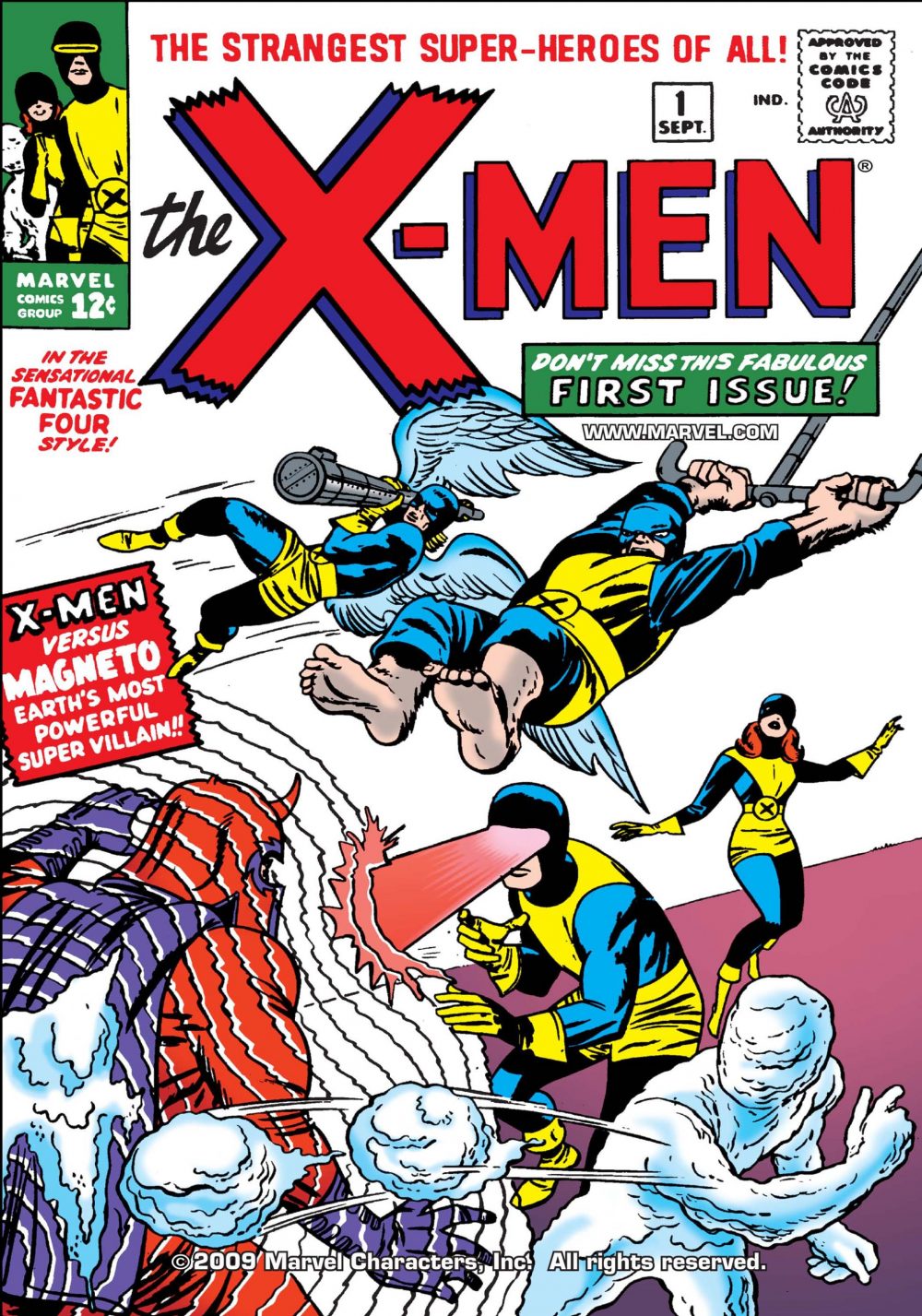 X-Men #1, copertina di Jack Kirby