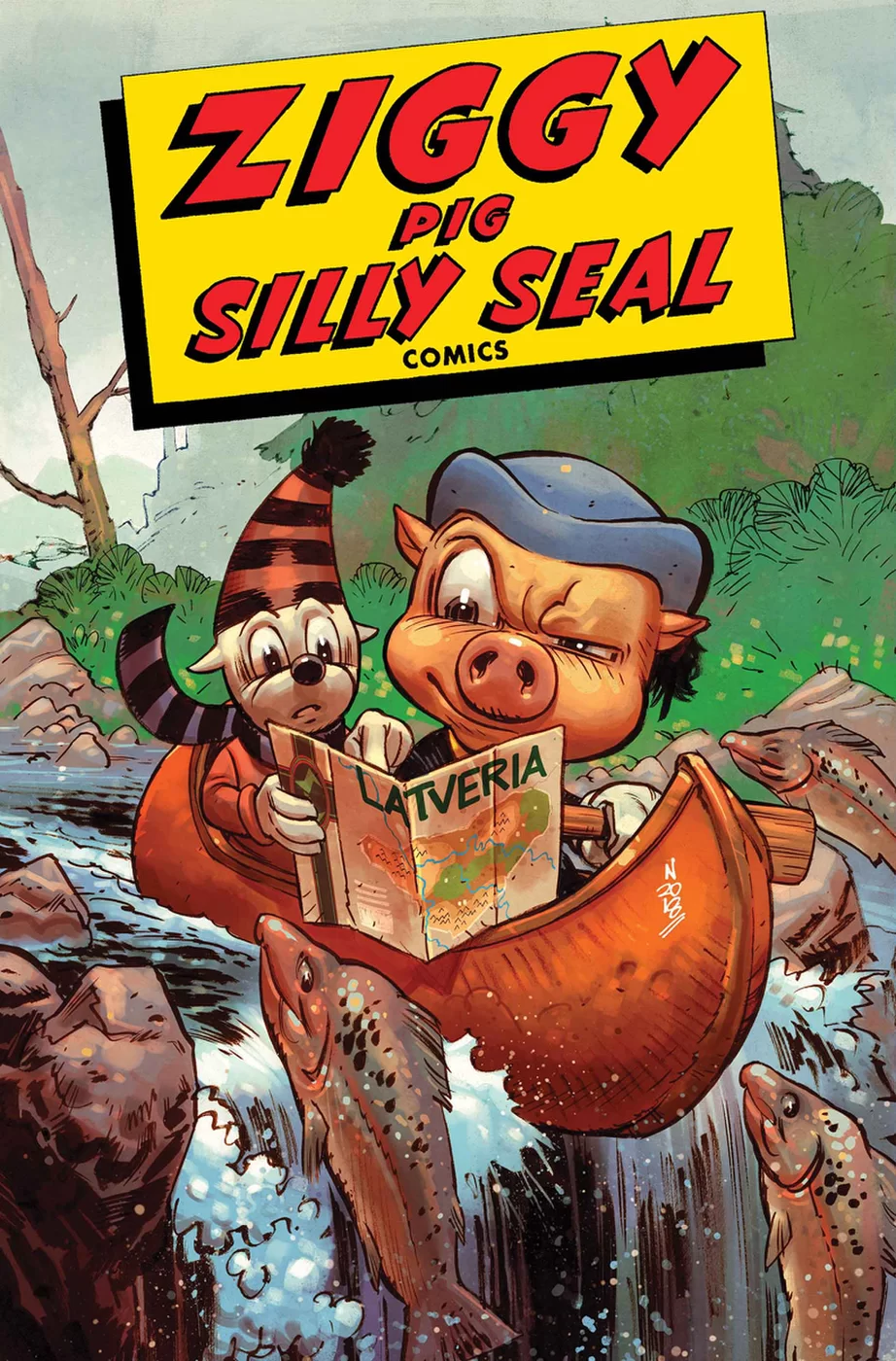 Ziggy Pig and Silly Seal, copertina di Nic Klein