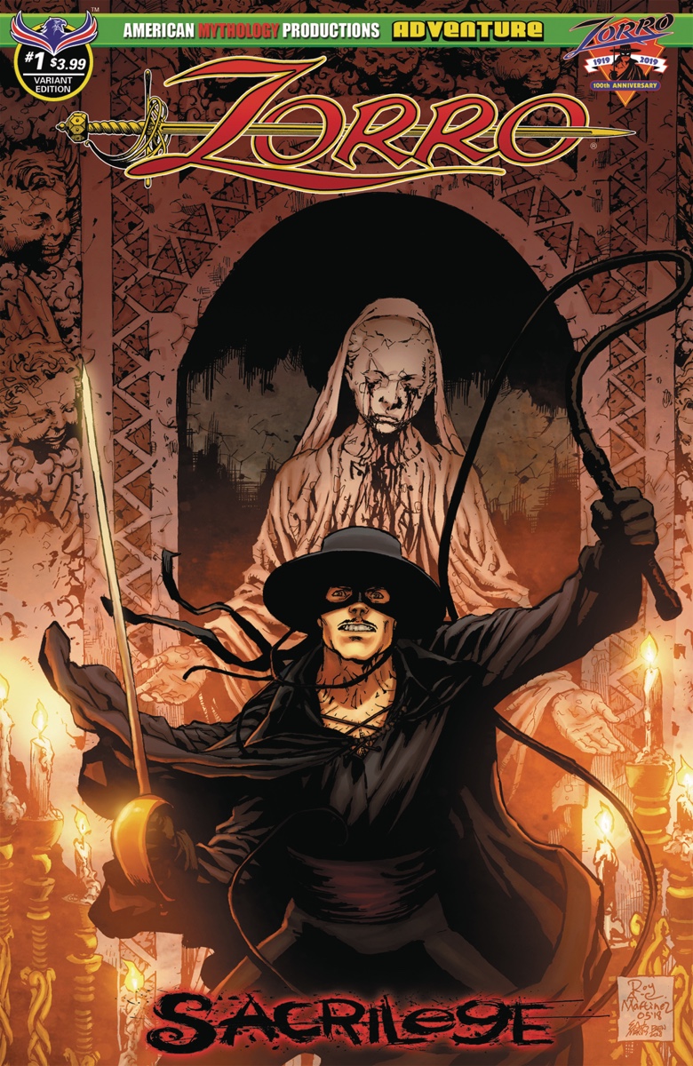 Zorro: Sacrilege #1, variant cover di Roy Allan Martinez