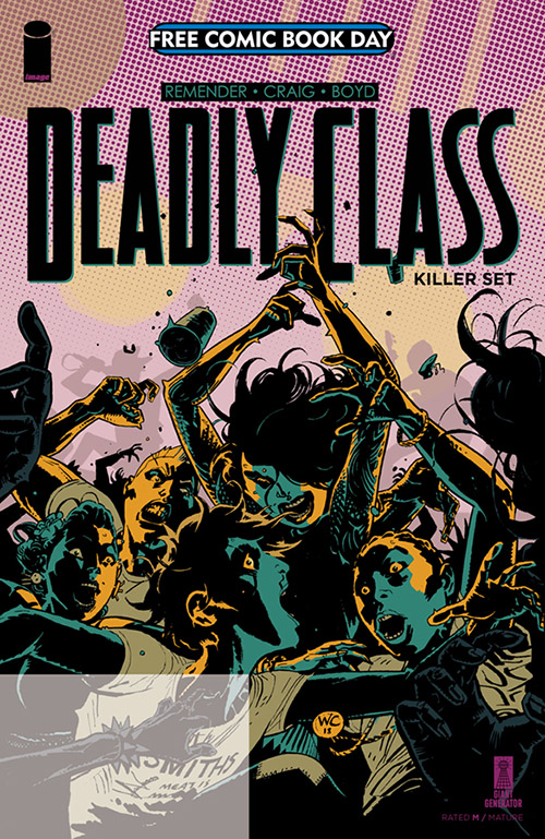 Deadly Class: Killer Set One-Shot - Free Comics Book Day 2019, copertina di Wes Craig