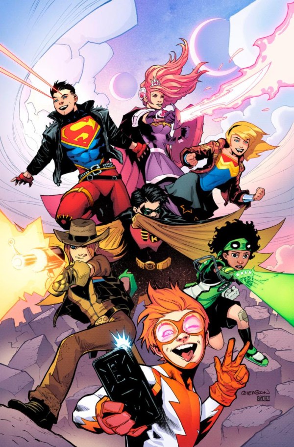 Young Justice #1, copertina di Patrick Gleason