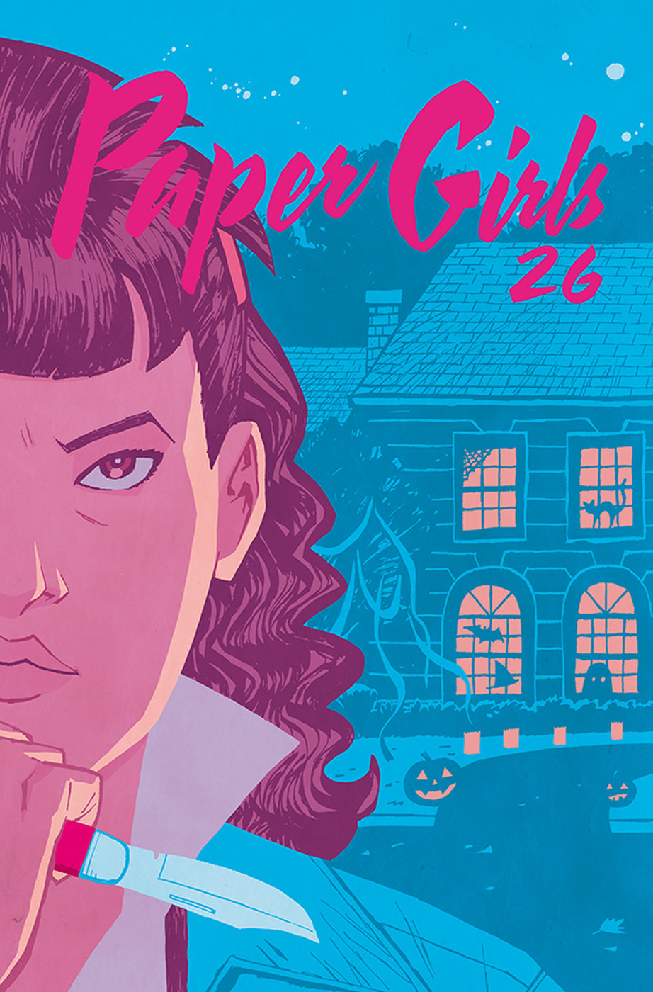 Paper Girls #26, copertina di Cliff Chiang