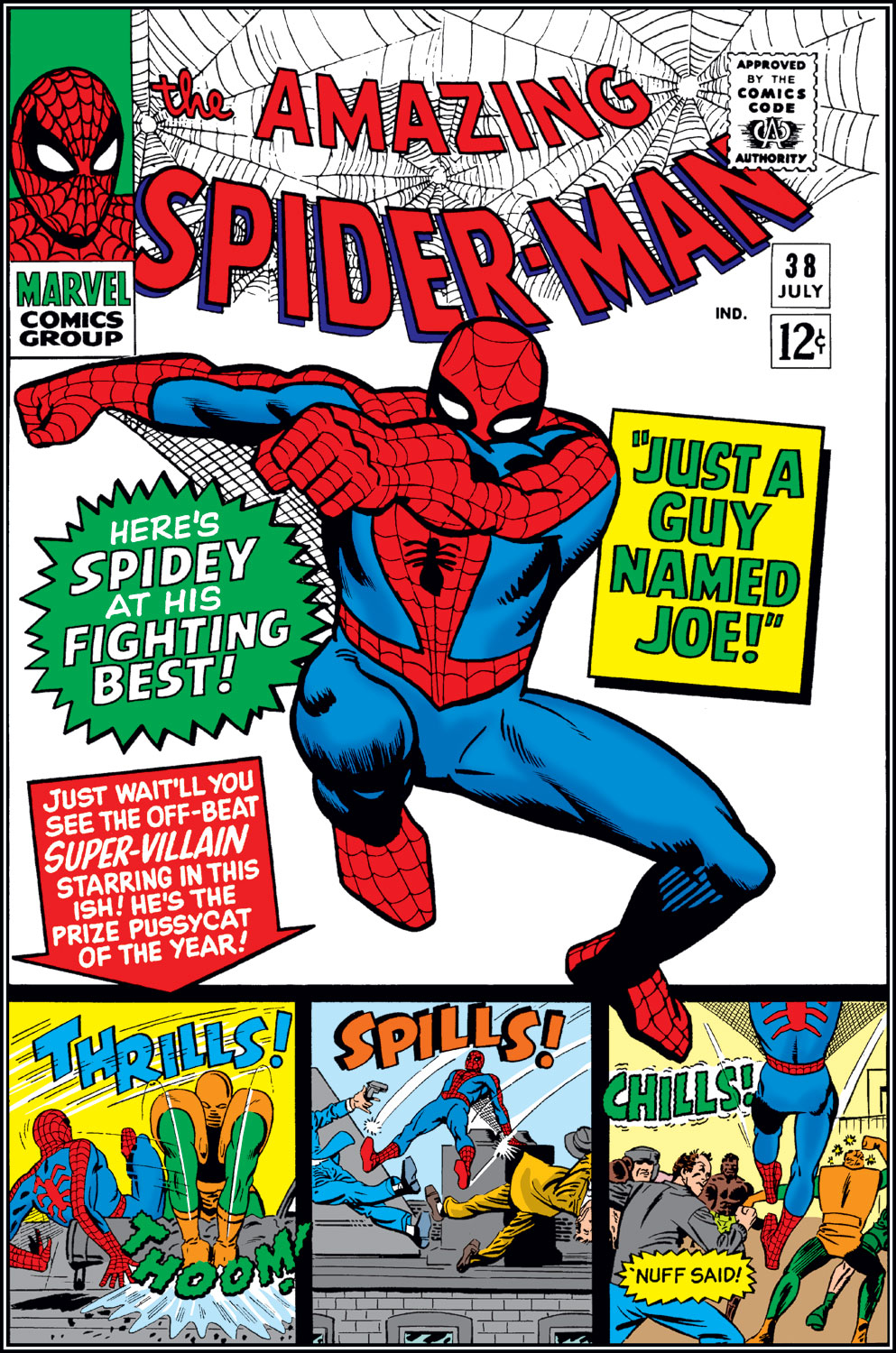 Amazin Spider-Man #38, copertina di Steve Ditko