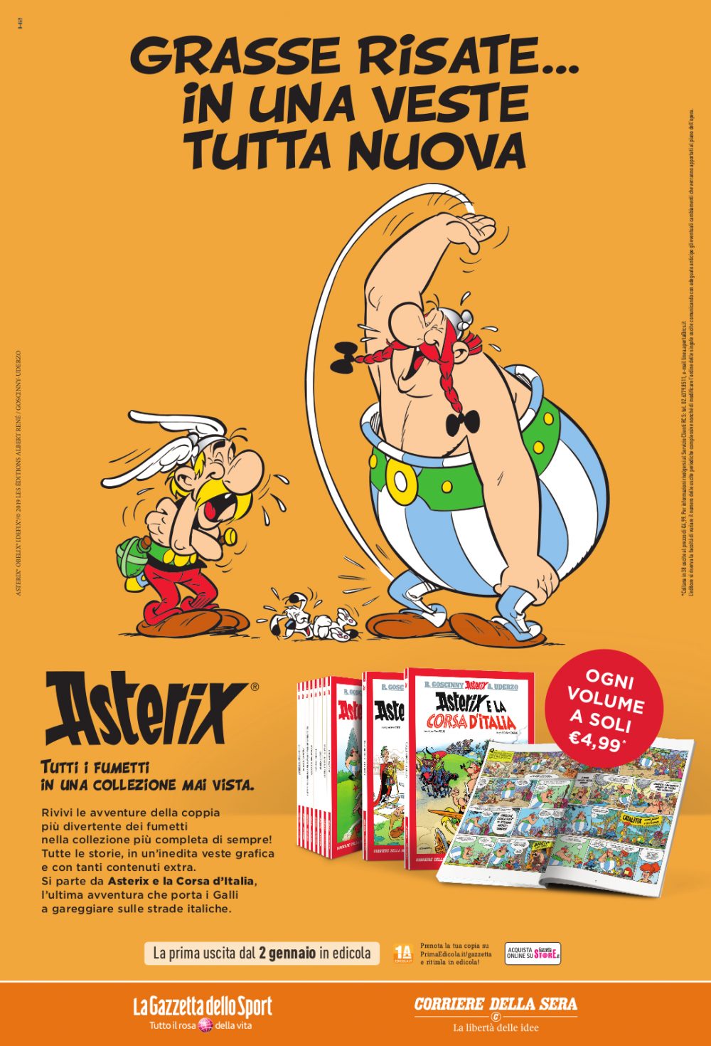 Asterix, la nuova collana RCS