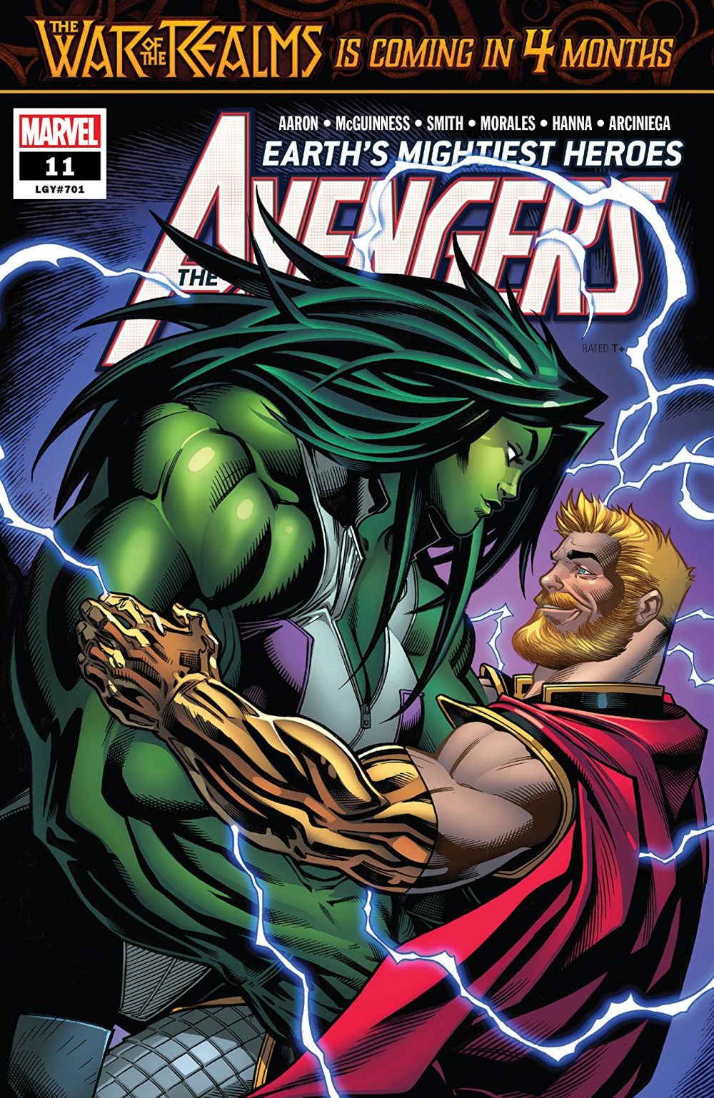 Avengers #11, copertina di Ed McGuinness