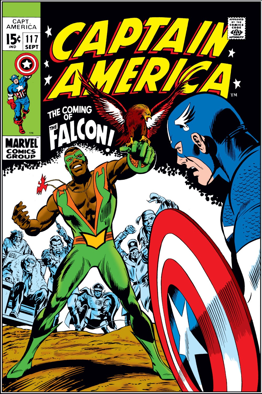 Captain America #117, copertina di Gene Colan