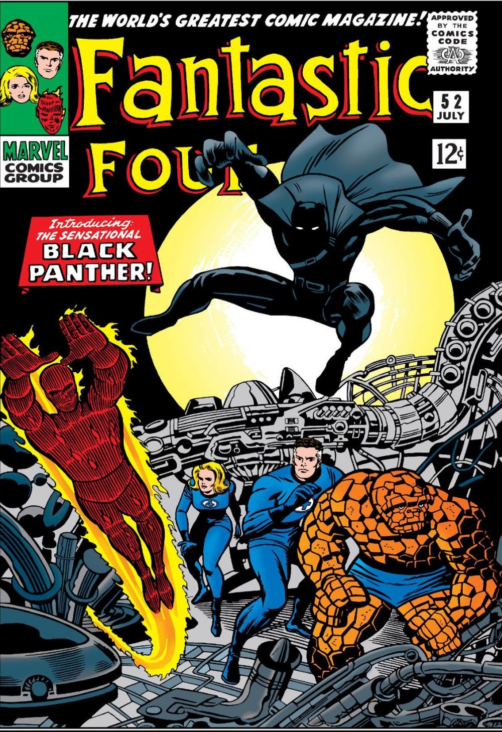 Fantastic Four #52, copertina di Jack Kirby