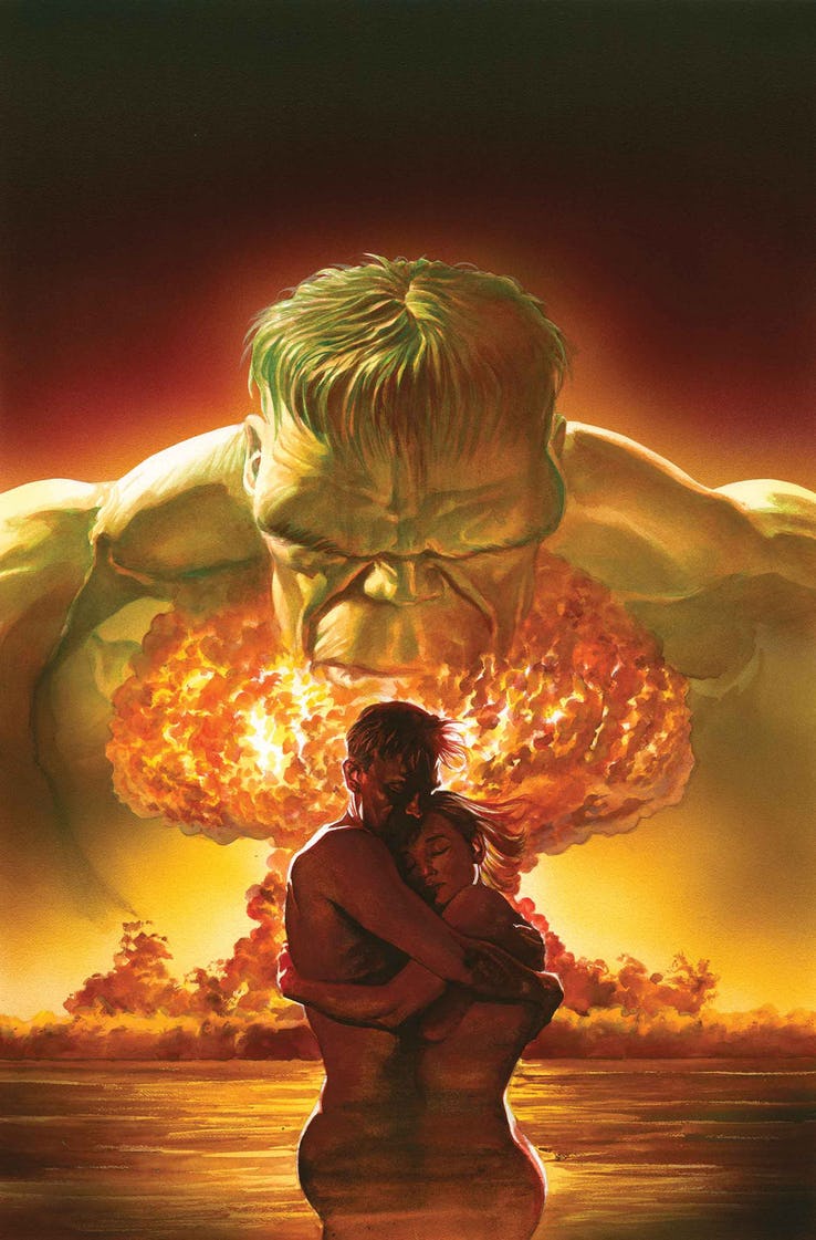 Immortal Hulk #14, copertina di Alex Ross