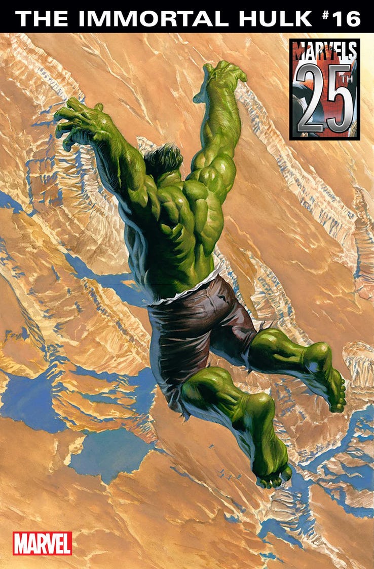 Immortal Hulk #16, variant cover di Alex Ross