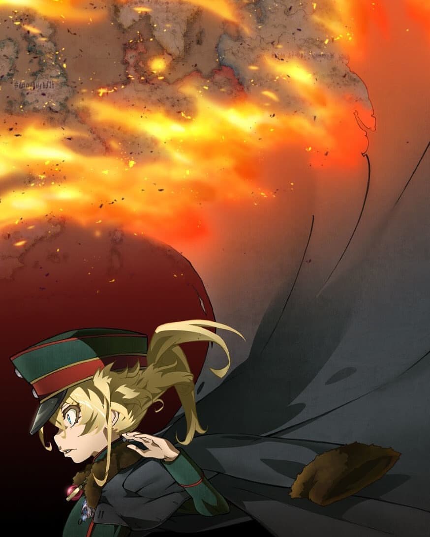 Saga of Tanya the Evil, la locandina del film anime