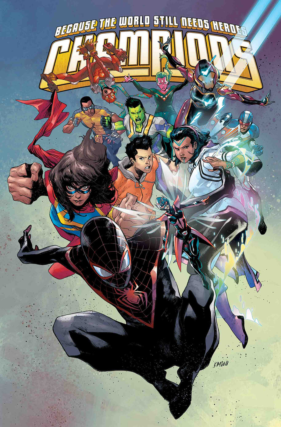 Champions #1, copertina di Kim Jacinto