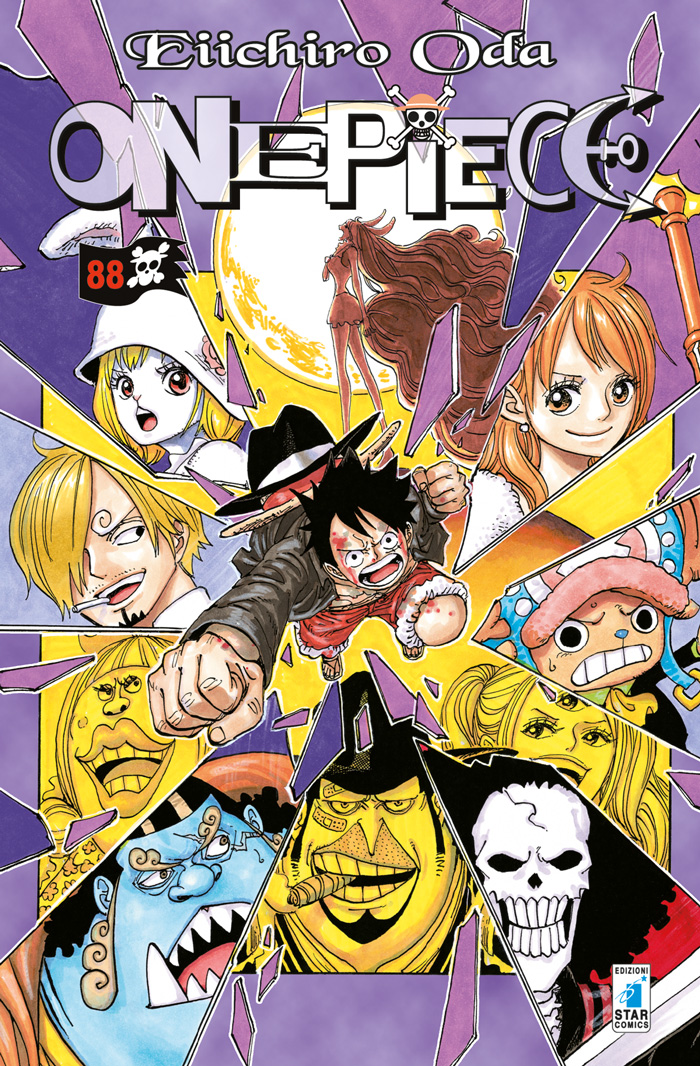 One Piece 88, copertina di Eiichiro Oda