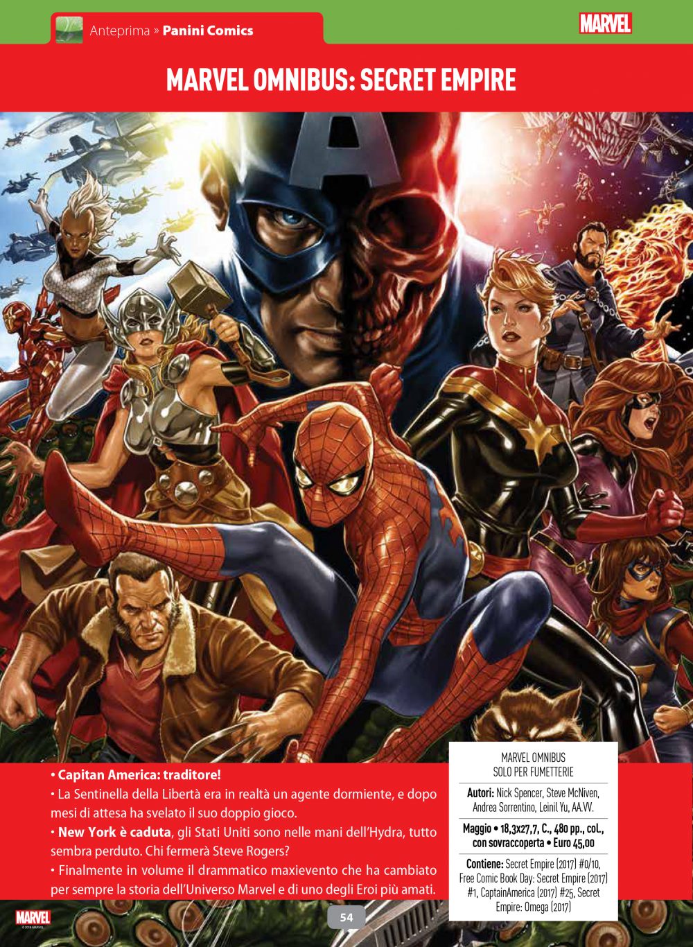 Secret Empire su Anteprima