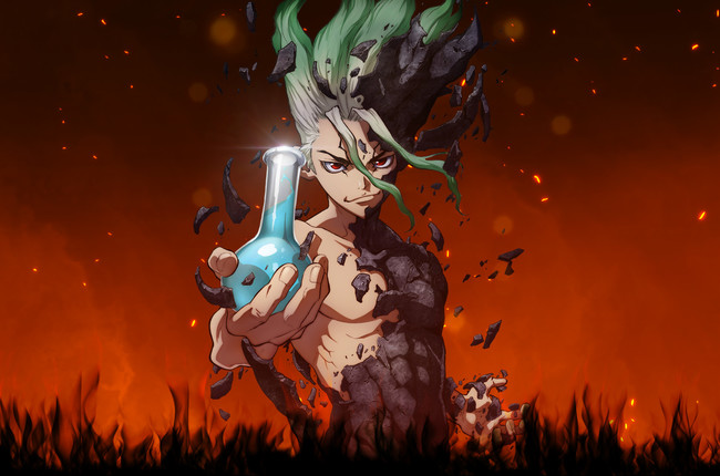 Dr. Stone, visual anime