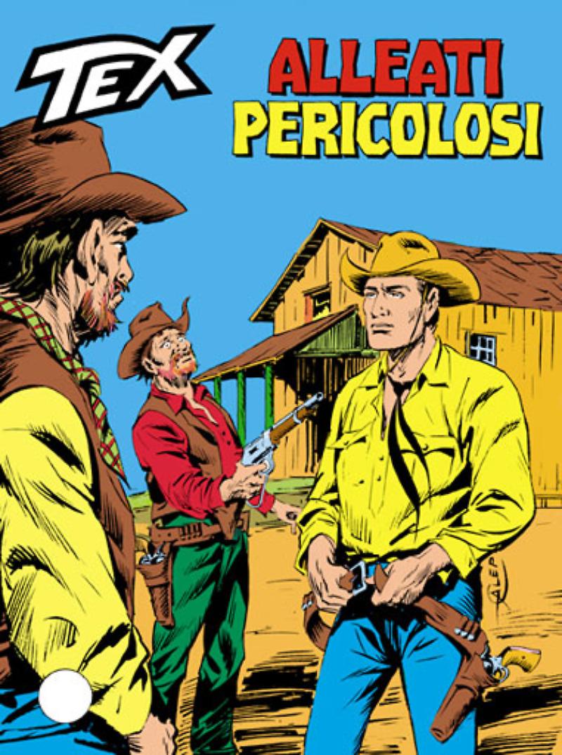 Tex 273: Alleati Pericolosi, copertina di Aurelio Galleppini