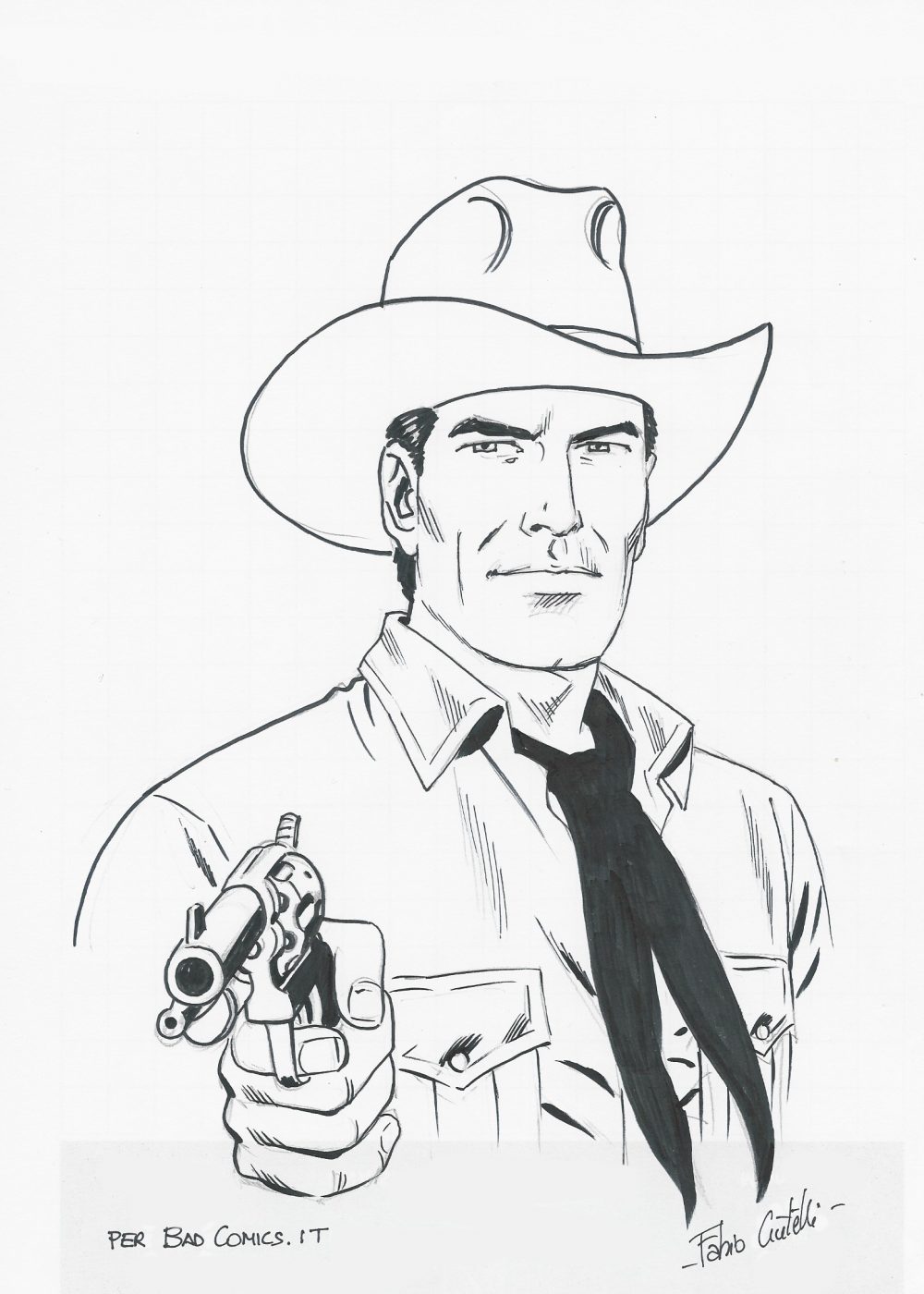 Tex, illustrazione di Fabio Civitelli