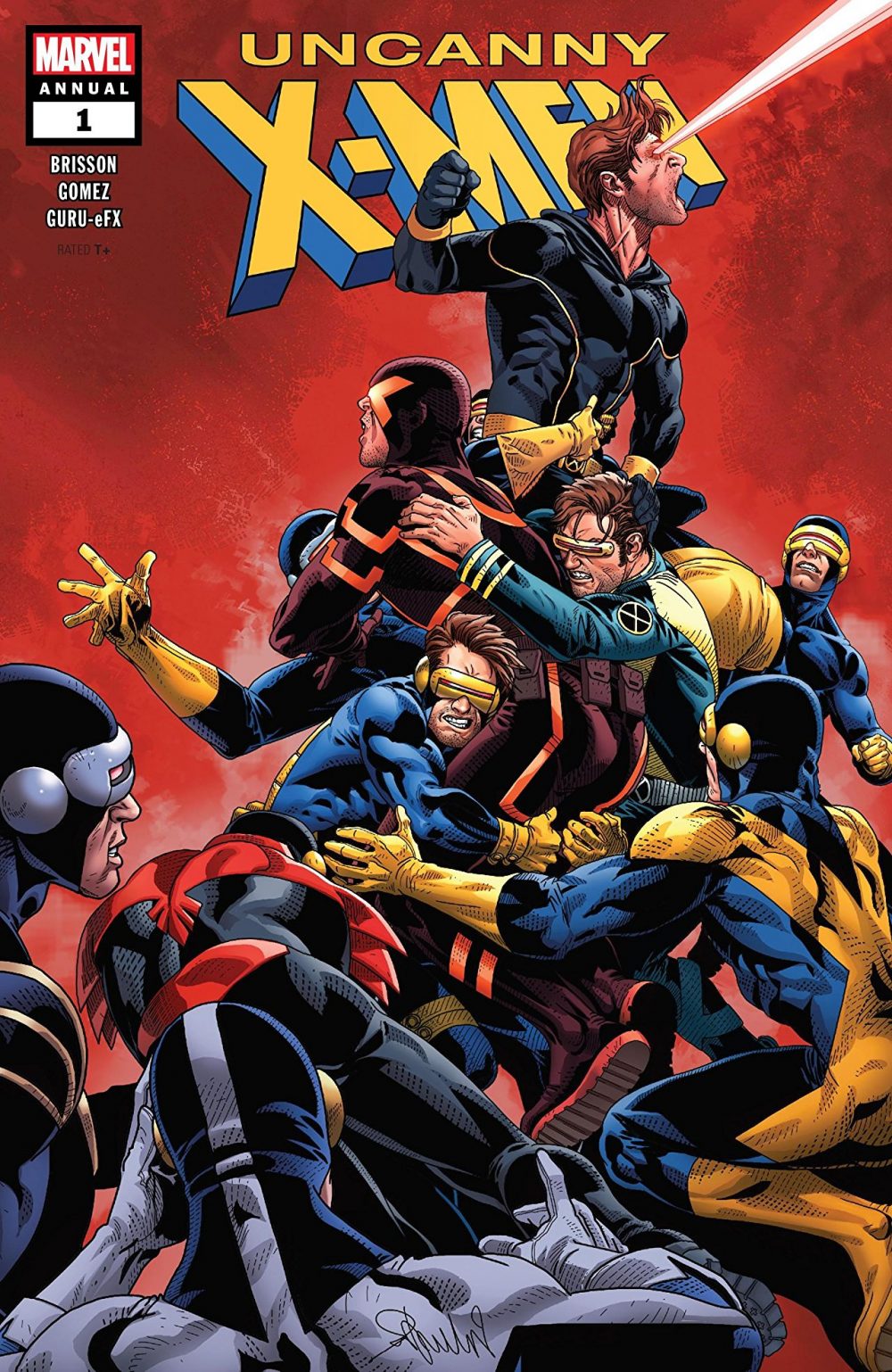 Uncanny X-Men Annual #1, copertina di Salvador Larroca