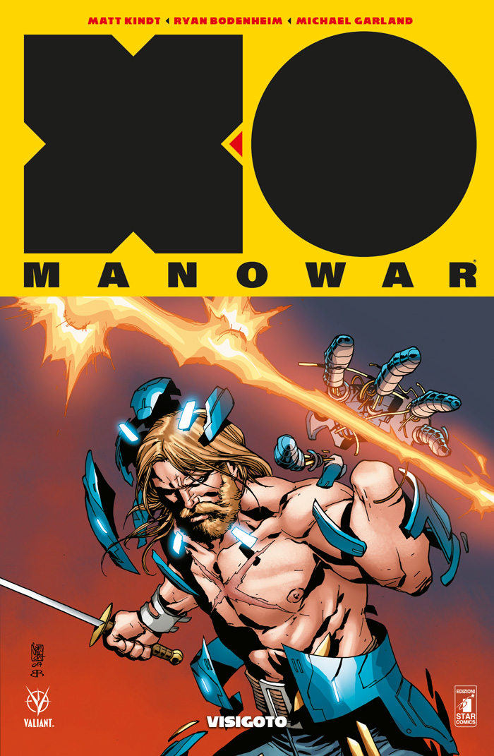 X-O Manowar vol. 4: Visigoto, copertina di Giuseppe Camuncoli