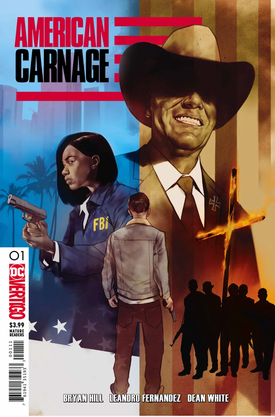 American Carnage #1, copertina di Leandro Fernandez