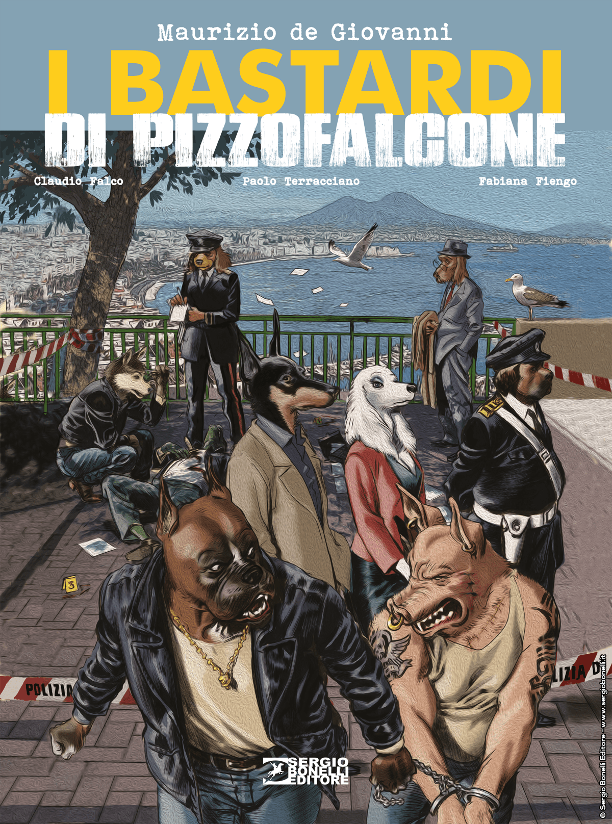 I Bastardi di Pizzofalcone, copertina di Daniele Bigliardo