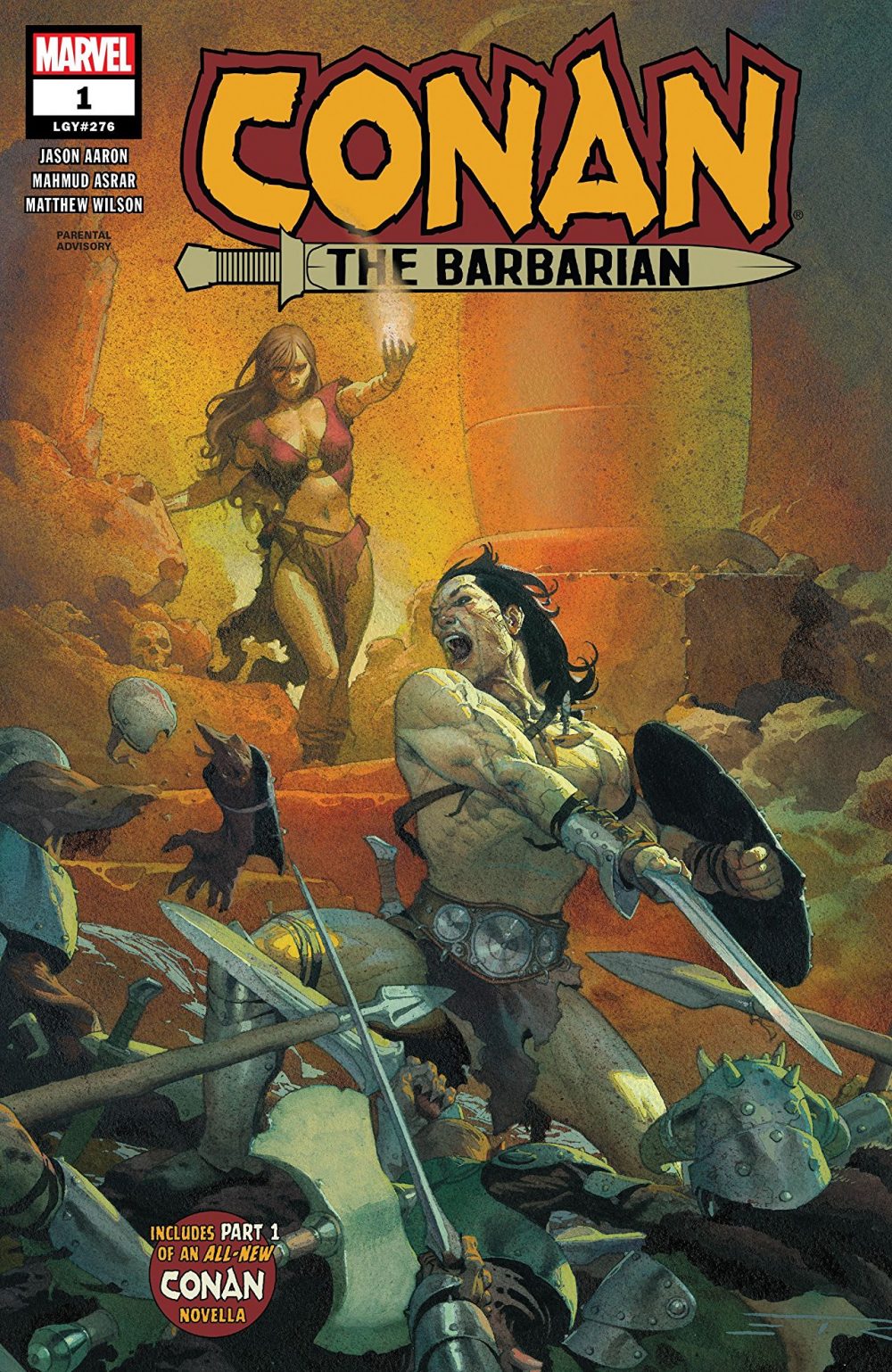 Conan the Barbarian #1, copertina di Esad Ribic