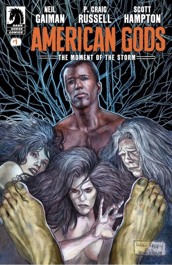 American Gods: The Moment of the Storm, copertina di Glenn Fabry