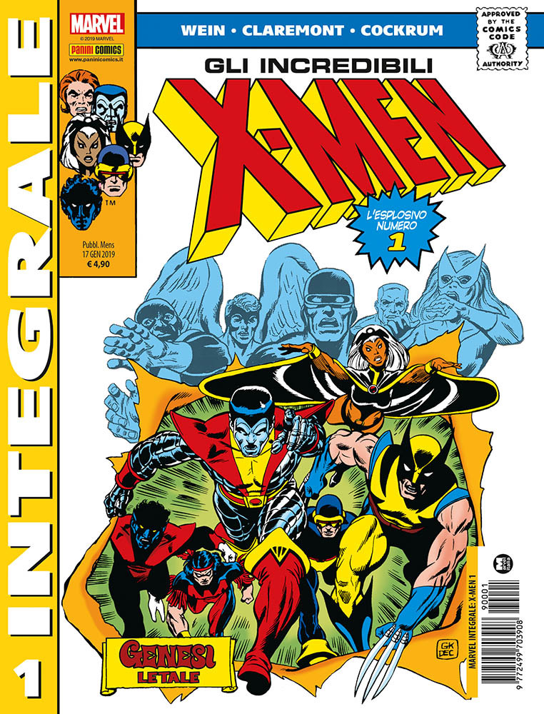 X-Men di Chris Claremont 1, copertina di Dave Cockrum