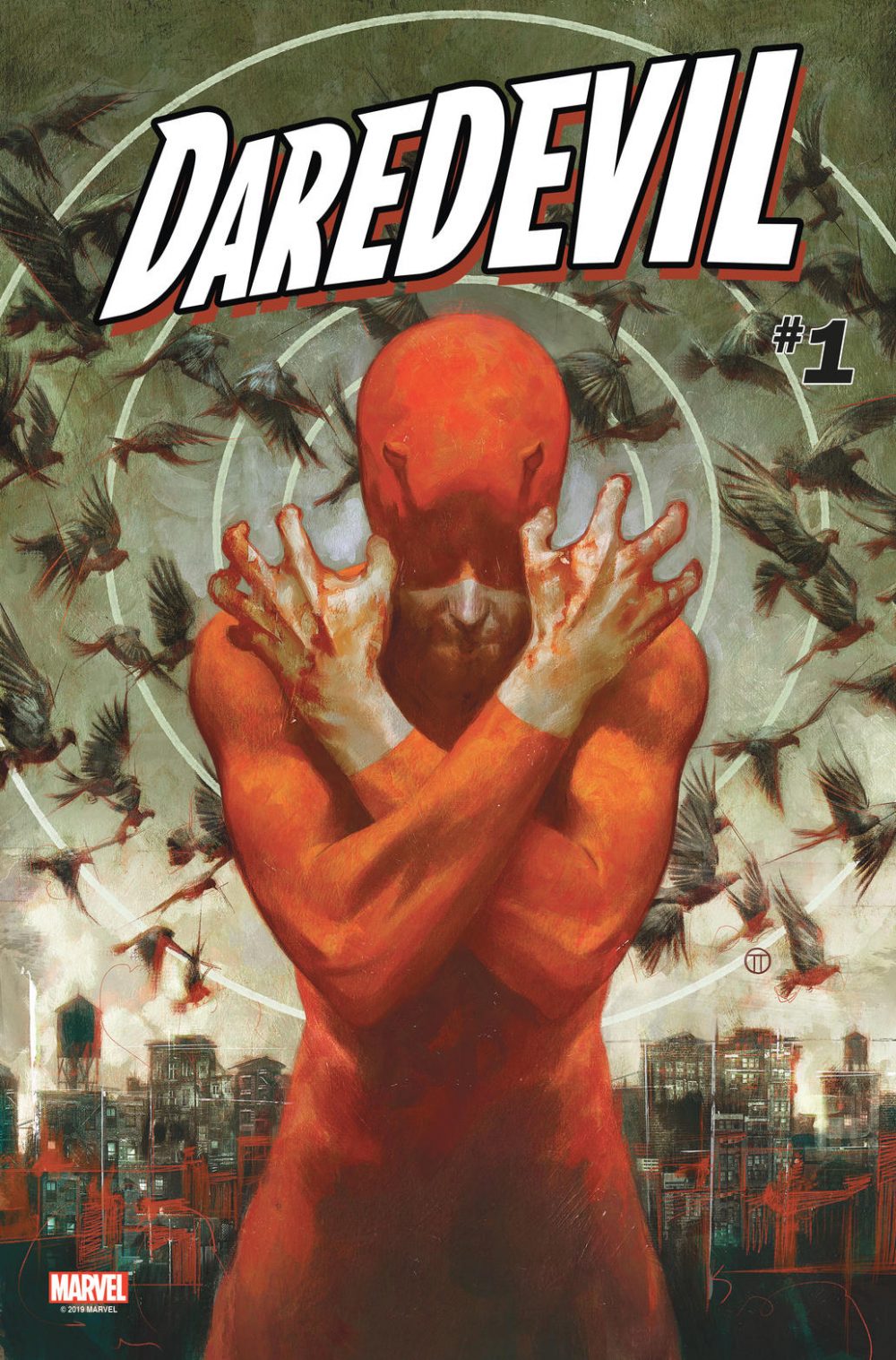 Daredevil #1, copertina di Julian Totino Tedesco