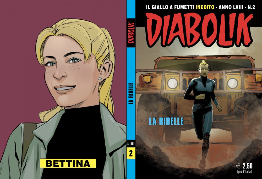 Diabolik Anno LVIII n. 2 – 1° febbraio, copertina di Matteo Buffagni